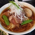 塩そば専門店 桑ばら - 釣り鰤漬け大根そば