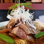 塩そば専門店 桑ばら - 釣り鰤漬け大根そば