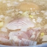 塩そば専門店 桑ばら - 昆布締めホウボウの和風塩つけそば