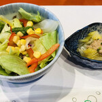 魚竹 - サラダと小皿