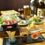Edo Soba Kikyou - 宴会・食事会に鍋のついたコース料理
