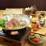 Edo Soba Kikyou - ランチに温かい鴨鍋をお愉しみ下さい