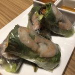 パパイヤリーフ - 生春巻　780円