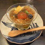 土家 - 夏野菜とブルーベリーのゼリー寄せ