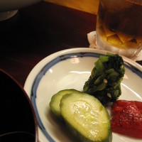 赤坂とゝや魚新 - 香物　糠づけ