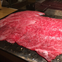 東京肉しゃぶ家 - すき焼き肉② 但馬牛のサーロイン