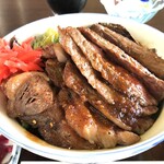 Oshokujidokoro Chouya - 常陸牛サーロインステーキ丼アップ