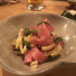 藁焼 みかん - マグロの酢味噌和え