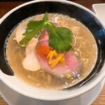 麺処 しろくろ - 蛤とムール貝の汐そば(950円)
