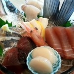 市場食堂 - 刺身盛り合わせ