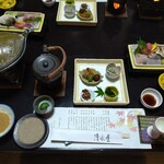 Oyado Shimizuya - この日の夕食。