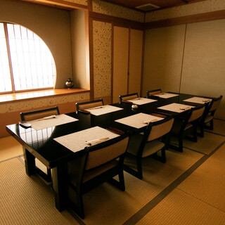 さまざまなタイプの5～８名様完全個室。