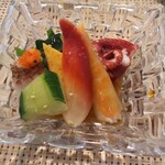 Genkai Zushi - 魚介の酢の物  600円