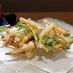 桶家乃隠居 - かき揚げ