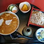 都庵 - カレー丼セット