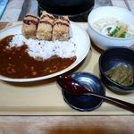 風遊斎 - カツカレー定食（1,200円）