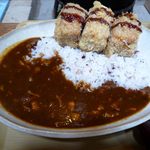 風遊斎 - カツカレーのアップ