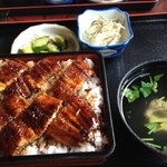 玉飯 - 料理写真:うなぎ重 2000円 うな丼 1500円