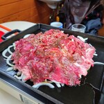 上高地食堂 - バラ焼きのお肉♪