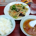 新香 - 料理写真:野菜炒め定食