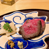 馳走 啐啄一十  - 榊山牛のステーキ　めっさ旨♡