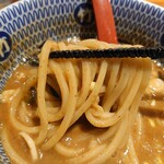 別邸 たけ井 - 麺とつけ汁の絡み具合