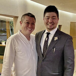 一心鮨 光洋 - オーナーの木宮さんと空久保さん。いつもながら、明るくて笑わせて頂けます。