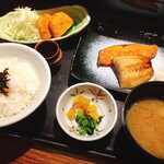北の海道 - 焼き魚二点定食