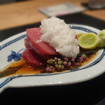 おおたに - 鮪のお造り　とろみ醤油