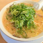 Rairai Tei - 2020年10月　こってりラーメン（麺硬め、濃いめ、脂多め、ネギ多め）