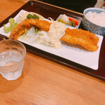 菱田屋 - あなごフライ定食