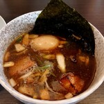 中華蕎麦 こばや - 煮干中華玉つけ麺（つけ玉）中盛300g（スープup）（2020年8月）