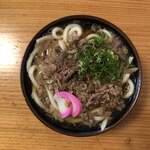 Teuchi Udon Tsuruya - 手打うどん つるや（肉うどん 小）