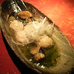 円らく 所沢荘 - 変わりがんもと揚げなすの生のりあんかけ