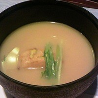 京懐石 美濃吉 横浜ランドマークプラザ店 - 白味噌餡と鱧揚げ豆腐