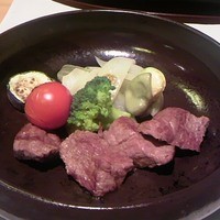 京懐石 美濃吉 横浜ランドマークプラザ店 - 牛ヒレの陶板焼き