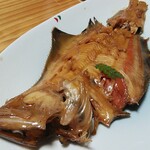 Iwamotoya - 夕食(カレイの煮付け)