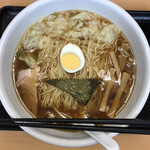 らーめんどんぐり - 午前中入店なので、澱もなく、綺麗なスープ。