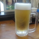 「生ビール」（500円）
