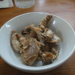 ラーメン 八海山 - サービスでいただいたおつまみ