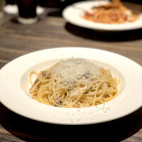 grigio la tavola - 自家製パンチェッタとパルミジャーノチーズのスパゲッティ