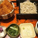 神楽坂 九頭龍蕎麦 - せいろとソースカツ丼