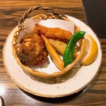 玄品 法善寺 総本店 ふぐ・うなぎ・かに料理 - ふぐの唐揚げ