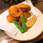 玄品 法善寺 総本店 ふぐ・うなぎ・かに料理 - ふぐ皮唐揚げ