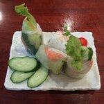 ベトナム料理 故郷レストラン - 海老と豚肉の生春巻（500円）