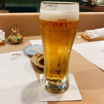 うを徳 - 生ビール