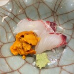 うを徳 - 明石の鯛＆海胆