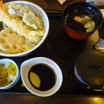 和食さと 上野芝店 - 昼得天丼
