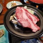飯坂温泉 橋本舘 - 夕食、陶板焼