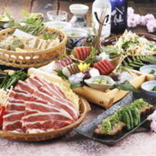 Banquet meals using seasonal ingredients, 2 hours of all-you-can-drink included, starting from 5,000 yen